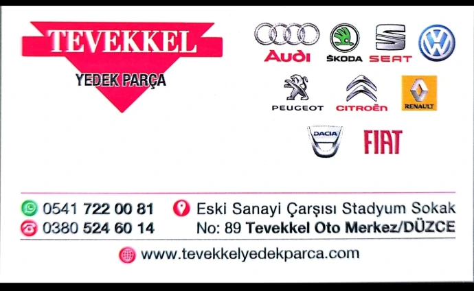 Tevekkel Yedek Parça